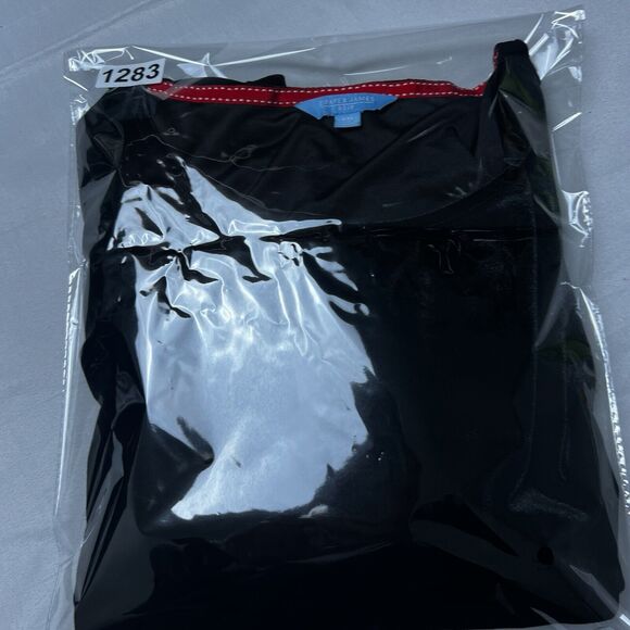 Draper James RSVP Size XXL Black Velvet Short Sleeve Holiday Whimsigoth Top - Picture 9 of 10